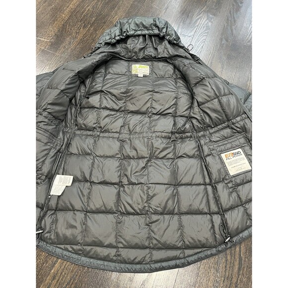 Eddie Bauer Coat Women’s Small EB 550 Down Puffer Jacket Dark Green Nylon Long - Picture 6 of 9